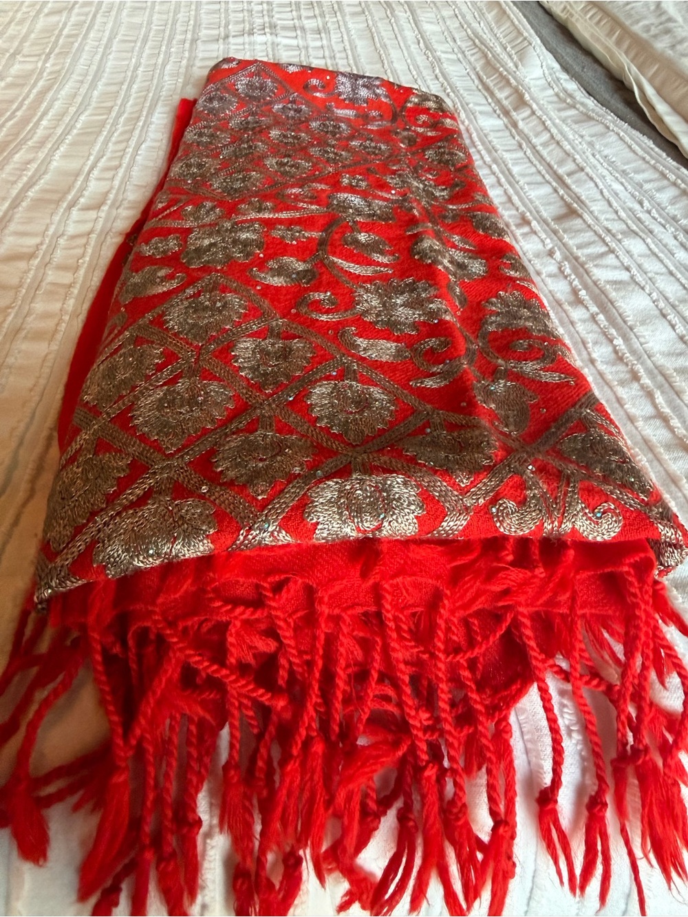 Jacquard Pashmina Style Shaw/Wrap/long scarf - Picture 2 of 7
